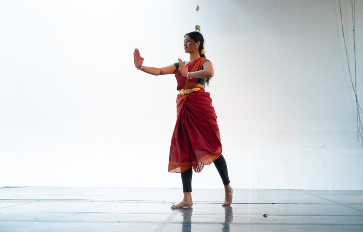 Bharatanatyam dance performance